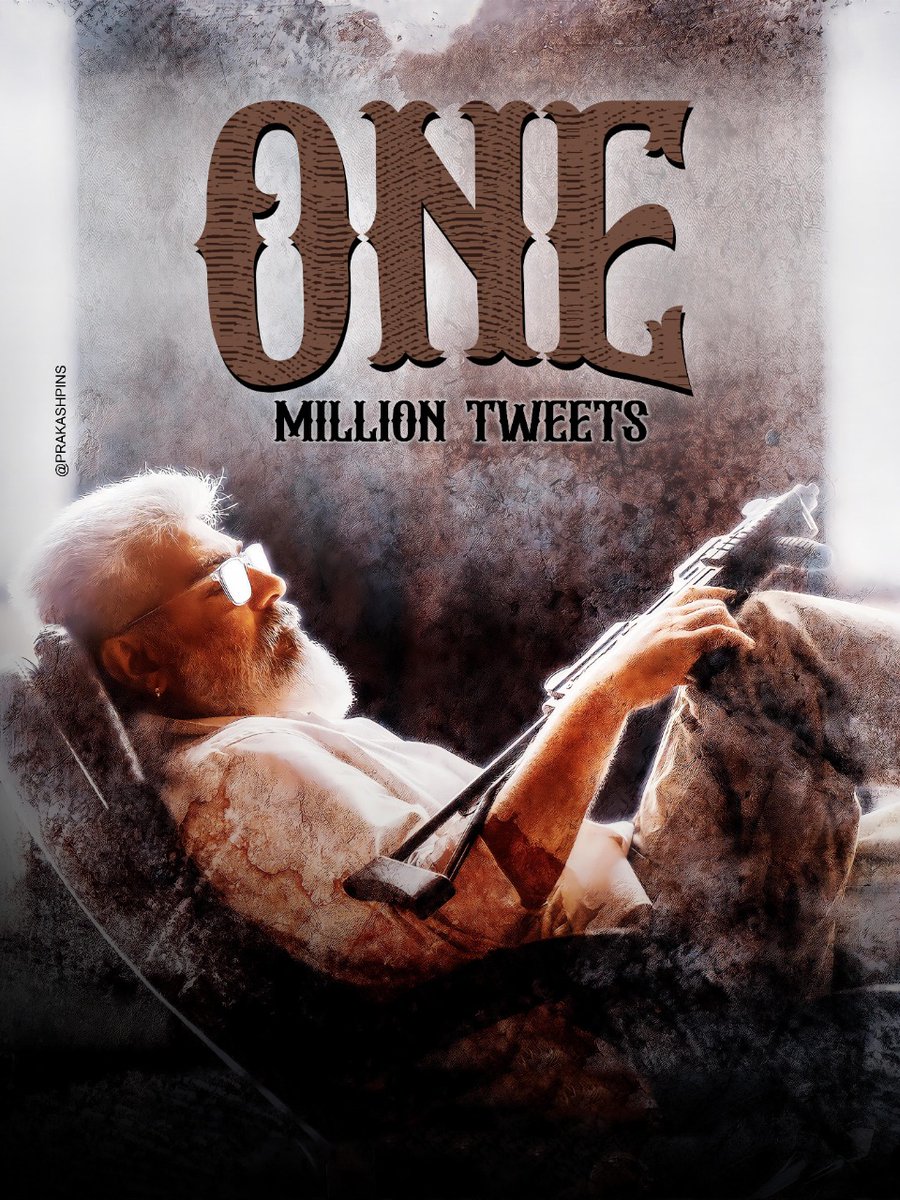 TFC_mass's tweet photo. 1⃣ MILLION TWEETS Milestone  🔥

AK Fanbase 😉😍😍

#Thunivu #AjithKumar #NoGutsNoGlory https://t.co/bFGhmxoqPX