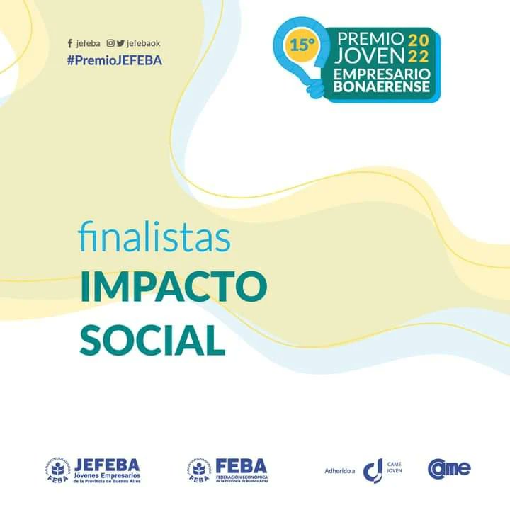 JEFEBAOk's tweet photo. #PremioJEFEBA 2022 - 15º Edición
Se definieron los finalistas para la 𝐂𝐚𝐭𝐞𝐠𝐨𝐫𝐢́𝐚 𝐈𝐦𝐩𝐚𝐜𝐭𝐨 𝐒𝐨𝐜𝐢𝐚𝐥
👉¿Querés conocerlos? 
¡Vamos a saber quién es el 29 de Septiembre en la Gala de Premiación!
⚡ 𝗦𝗲́ 𝗽𝗮𝗿𝘁𝗲 𝘃𝗼𝘀 𝘁𝗮𝗺𝗯𝗶𝗲́𝗻 https://t.co/HfJ0GFO0N3