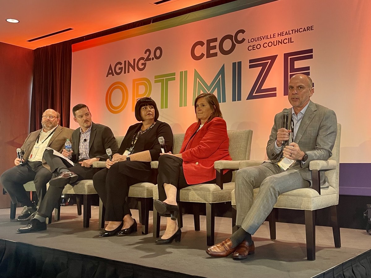 Josh Williams, (Dir. of Strategic Initiatives CEOC), John Moore (Chairman &amp; CEO <a href="/AtriaSL/">Atria Senior Living</a>), Karen Sheean (Chief HR Officer <a href="/AtriaSL/">Atria Senior Living</a>), Rob Jay (CEO <a href="/scionhealth/">ScionHealth</a>) &amp; Cheryl Priddy (DVP, Benefits &amp; Interim Chief HR Officer <a href="/scionhealth/">ScionHealth</a>) discussed  approaches to the workforce crisis.