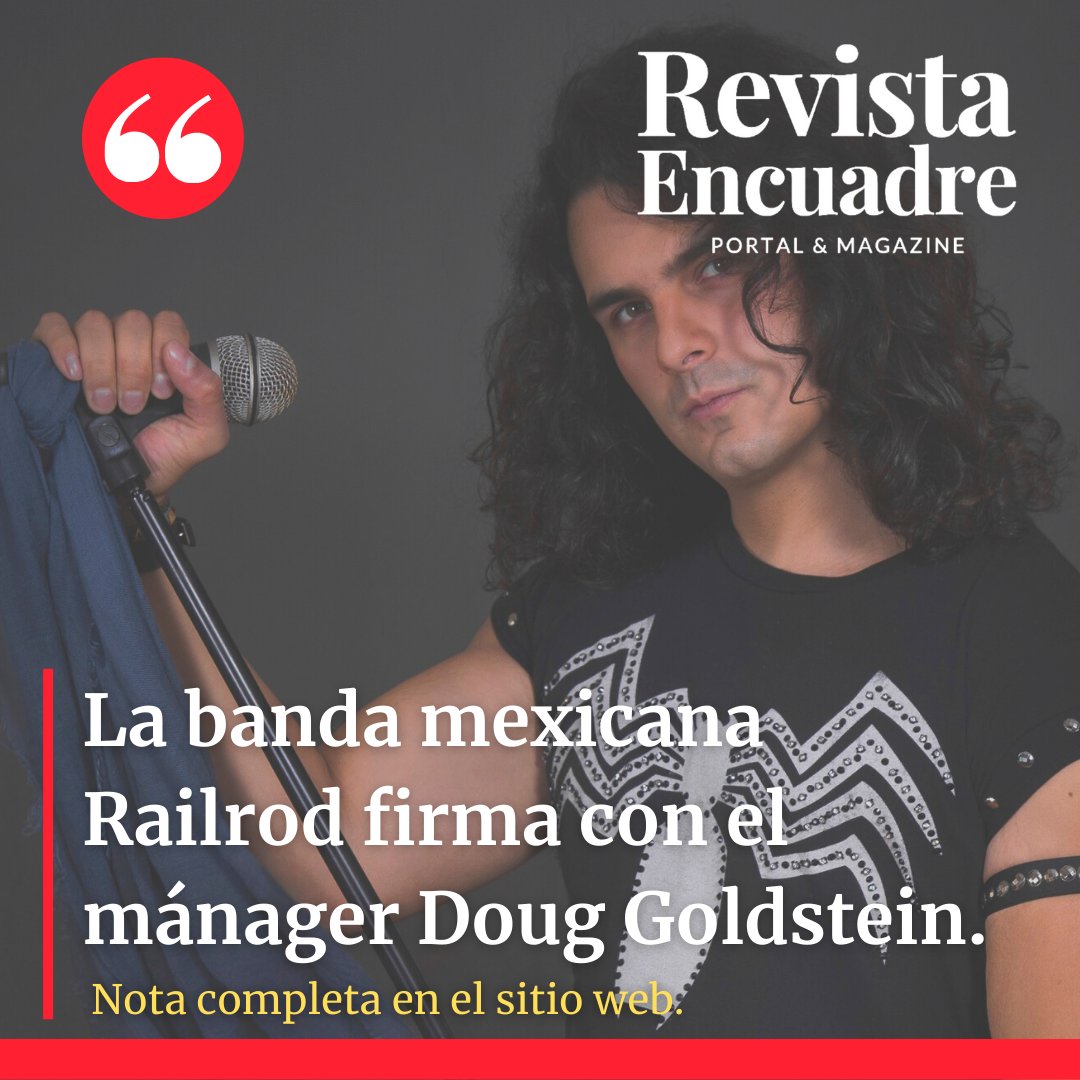 #Espectáculos La banda mexicana Railrod firma con el mánager doug goldstein, para continuar con su proceso de internacionalización.
<a href="/railrod_/">Railrod</a> 

ow.ly/xkUo50KPF7w

#artistas #musica #noticias #RevistaEncuadre #CDMX