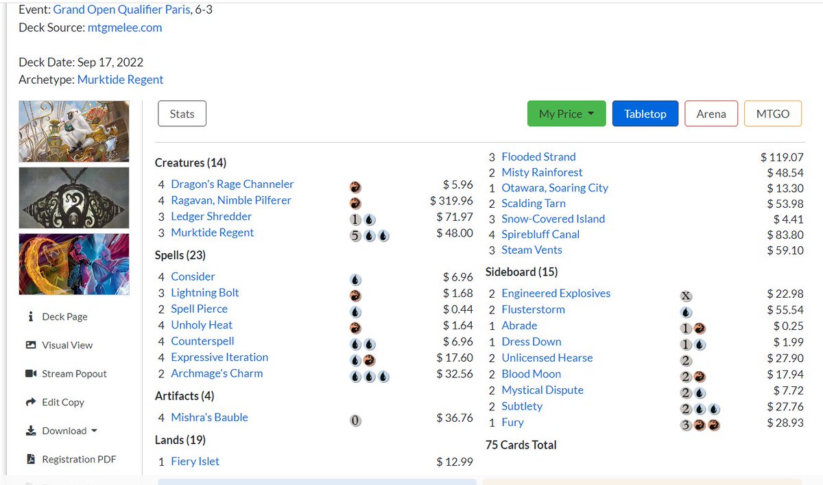 Top 64 (56 Place) Grand Open Qualifier Paris.
First time i´ve tested little hard to a big event. 
Happy about it and the spanish expedition.
Thanks for the tips my team <a href="/AdrianRetamosa/">Adriii</a> and <a href="/angel20geo/">angel moreno</a>