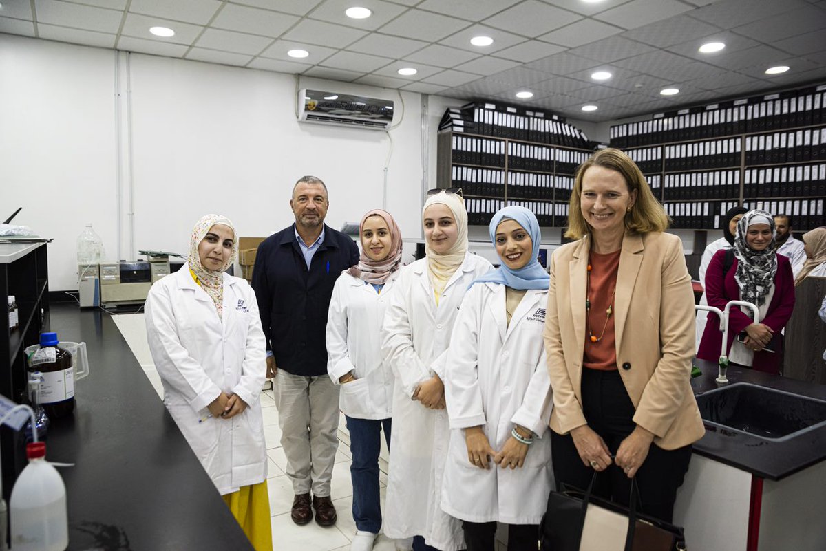 HollyBenner_wbg's tweet photo. Great visit to #sahab today with #MinistryofLabor and #rampharma to see the National Employment Program #tashgheel supported by #WorldBankMENA in action. A growing partnership with the private sector to employ and skill #youth in growth sectors. https://t.co/X40IjpvzOP