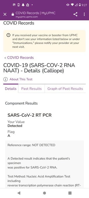 Blessings our way little one and I have covid. I had to take off work for a week so if anyone wants a