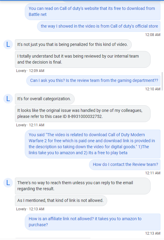 ModernCentric's tweet photo. My video on 'How to download the #MWII beta on battle net' was taken down as I apparently showed how to gain unauthorized access to the beta. Later they even said that Amazon affiliate link may have violated @YouTube's Policy. https://t.co/BDP8FwdP53