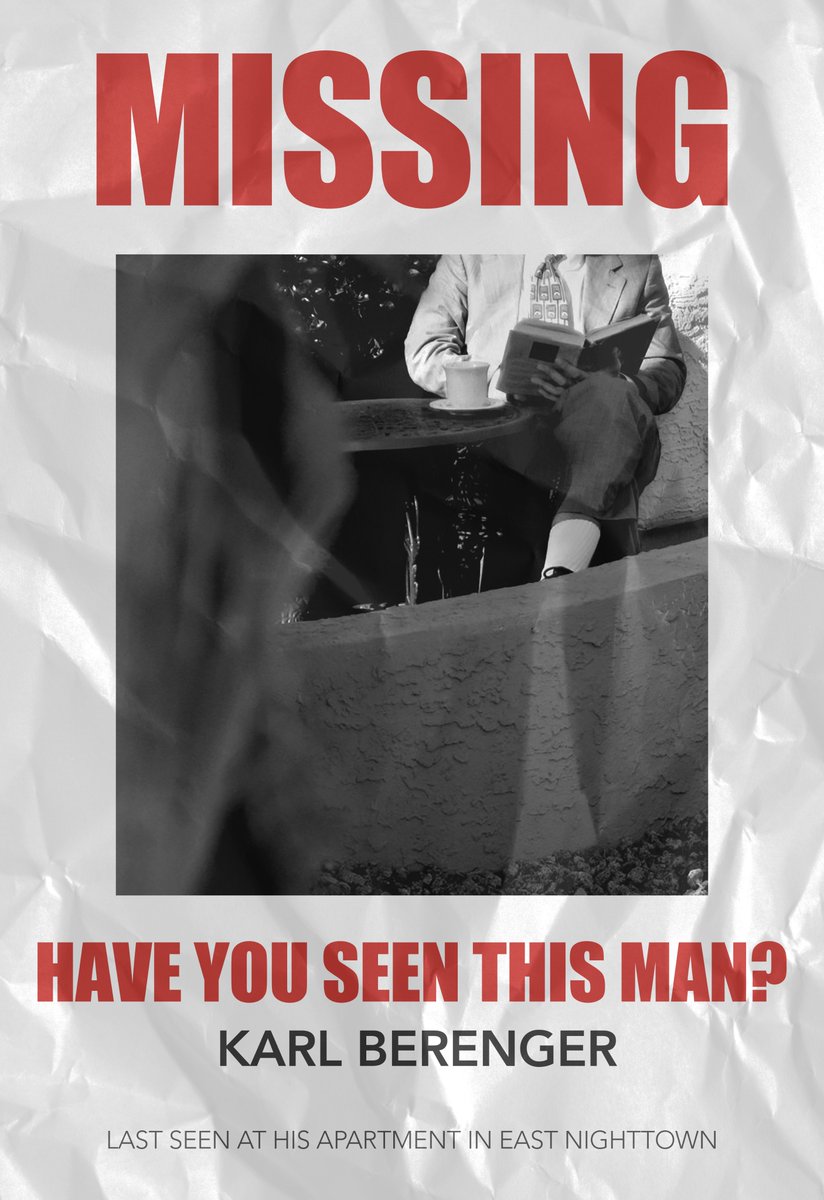 themeatblockade's tweet photo. #themeatblockade
#audiodrama
#podcast #karlberenger
#missing
#whereiskarlberenger https://t.co/c4ln3le9oj