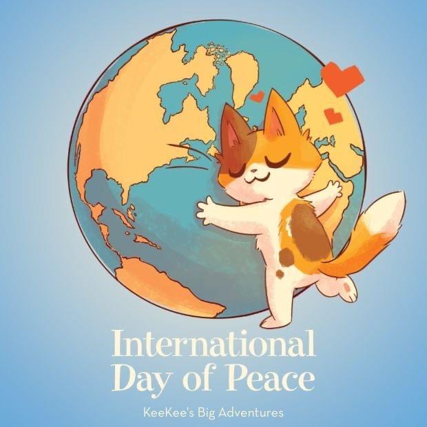 Let's celebrate peace & open-mindedness on #InternationalDayofPeace 🕊 today & everyday! 😻