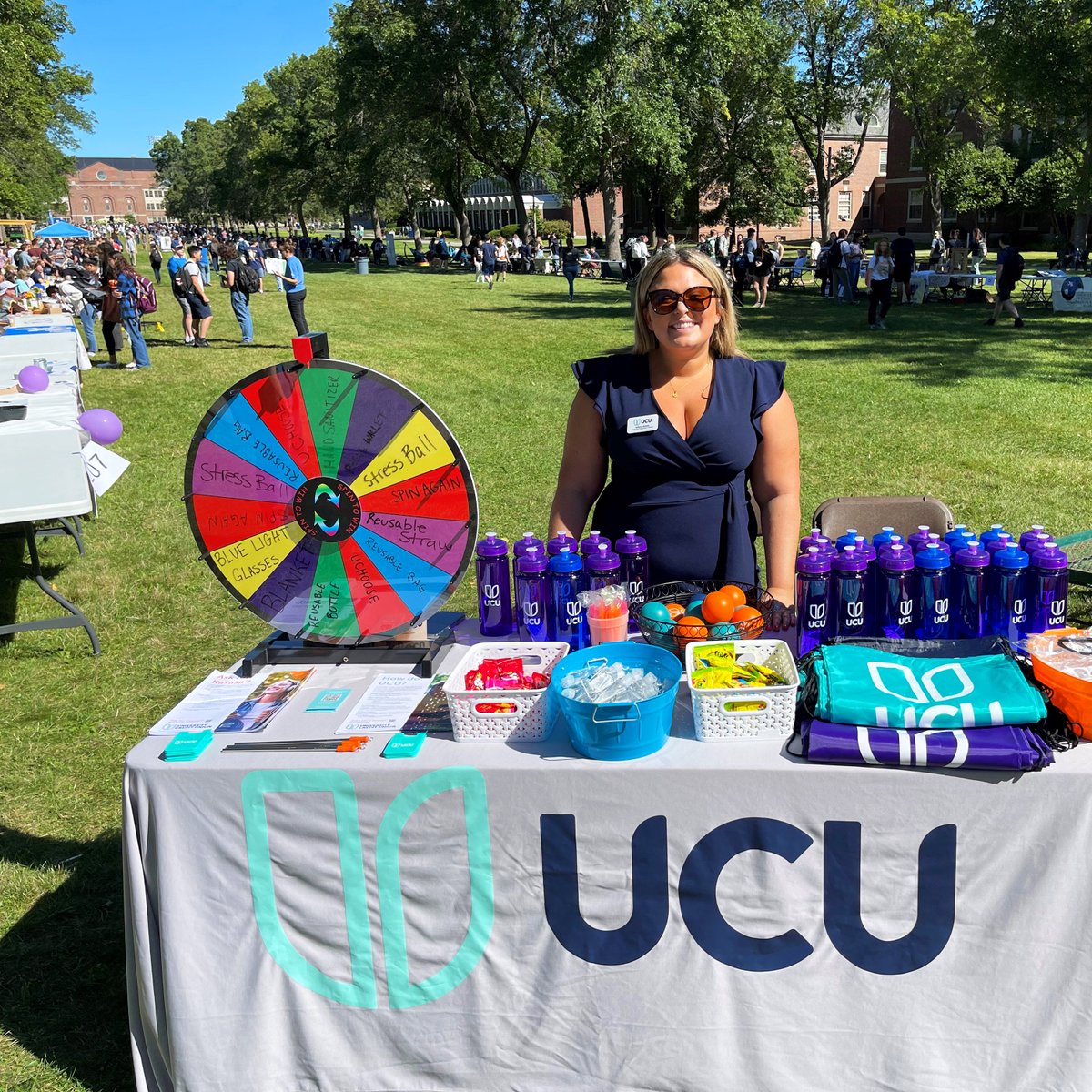 UCU_Maine's tweet photo. We've had so much fun welcoming students back to campus at several events at @UMaine @USouthernMaine @UMAugusta @UMPIowls over the last couple weeks. Here's to a very successful semester!
#HowdoUCU #UCUMaine #HereforU #Maine #College #University #Students #CreditUnion https://t.co/x7o53dOTuW