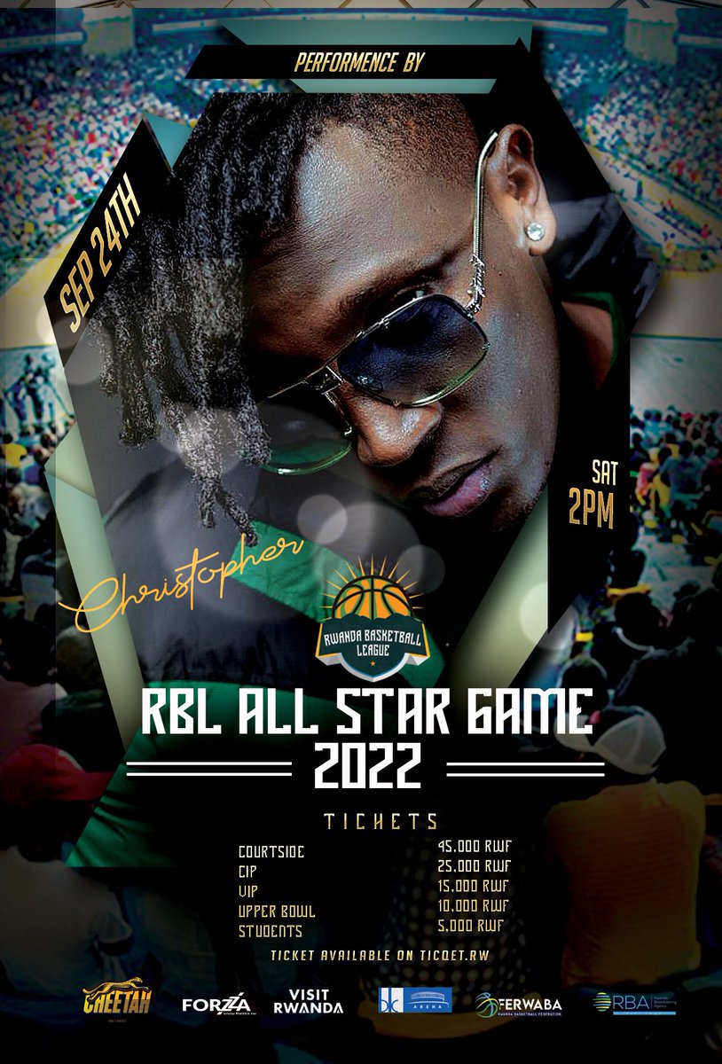 Patycope's tweet photo. Let’s get it Now 🚀
This Saturday at BK Arena , The Show Must Goes On Again with #RBLALLSTARGAME22 alongside The Best Performance of @sautisol @Ishkevin_ @ChristopherMnza @DjMarnaud @NepDjs #DjSonia and best MCs @ShemNateteBrian @LeRoiDarius 🔥🔥
You don’t have to miss it out https://t.co/Fj5wxBxttQ