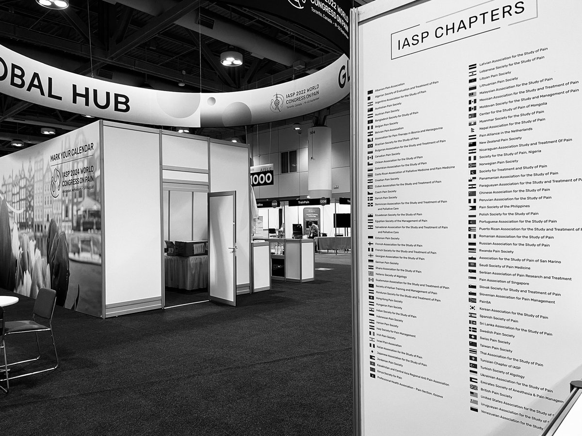 The more time I spend at #IASP2022 the more I realize how much dedication there is among clinicians and scientists from all over the world as part of @IASPpain @PainResForum. So much hope and enthusiasm to alleviate pain🎈🎈
