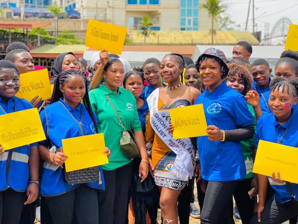 GLOBALVISIONAR5's tweet photo. We implemented the PEACE ARTS AND CULTURAL JAMBOREE PROJECT sponsored by @DefyhatenowWCA and @civic_watch using creative #Arts #PeaceWithoutColors #Act4Peace #HateMitigation @UN @sysyhouseoffame #PeaceIsPossible #Art4Peace @GlblCtzn #SDG16 https://t.co/n9jfMCai6w