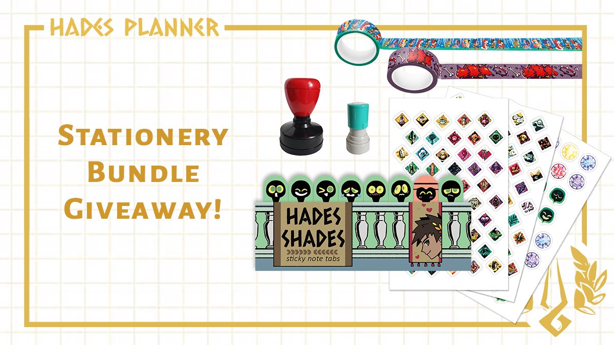LifebloodHades's tweet photo. 🚨1.5k GIVEAWAY TIME🚨

As a thank you for your support in bringing this project to life, we're giving away one (1) of our Stationery Bundles!

To enter, 1) like and retweet the post and 2) respond with your favorite Hades character. 

Giveaway ends on Oct 5! Details below! ⬇️ https://t.co/wC9HrAocJS