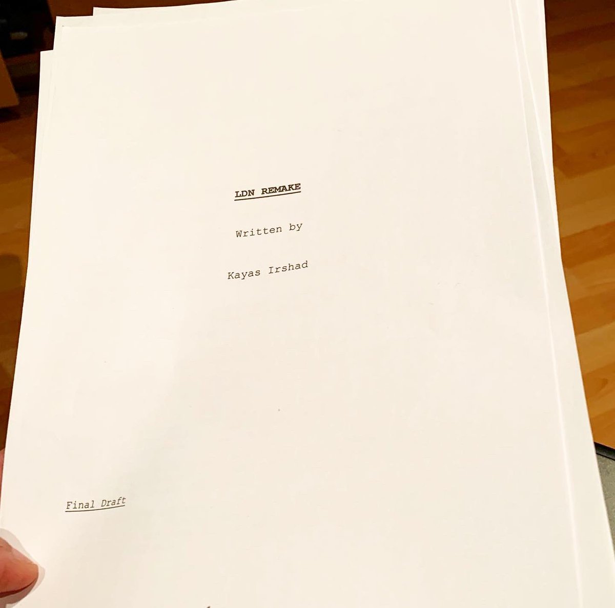 Kayasirshad's tweet image. Can finally mention we have started filming my hood movie “LDN” 🎬🎥. Work in process. 

(Written/Produced/Directed by myself) Also starring. Stress is on lol but we move 👊🏼

Been years of hard work but we here 🙏🏼

#KayasIrshadMovie #LDN #Remake #Filming #Gritty #Urban