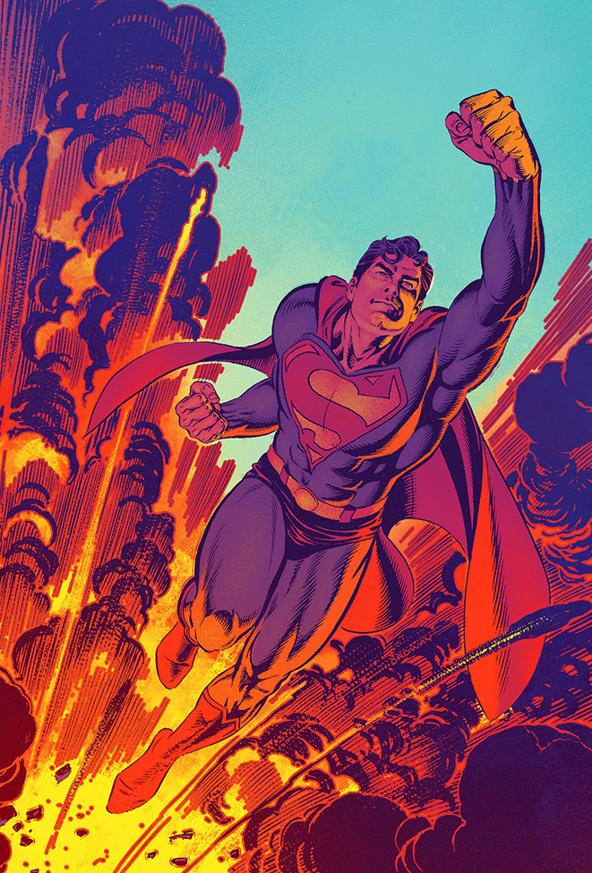 SavageSmallwood's tweet photo. Two more. Superman by Jerry Ordway, Wolverine by Sam Kieth. @ColorJams #colorjam #colorjams https://t.co/YB32aSSsqY