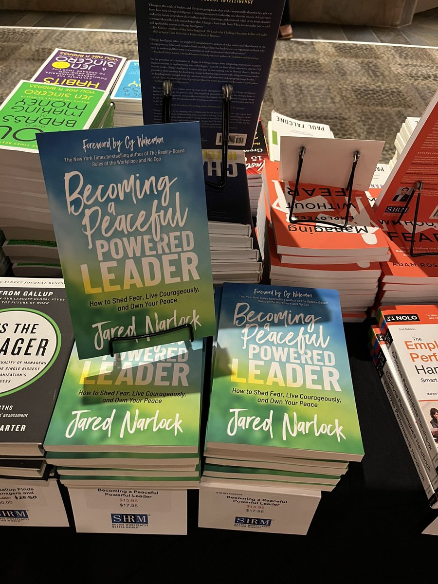 tomrdaniels419's tweet photo. Walked through the #SHRM bookstore at #OHSHRM22 and absolutely LOVE seeing books by people I admire! @ValGrubb @sarahnollwilson @JaredNarlock @sbrownehr @Gary_Cookson https://t.co/y8lcaNEnmj