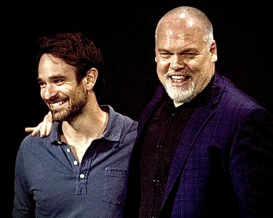 marvelfanspt's tweet photo. O nosso #Daredevil e o nosso #Kingpin ❤️✨

@vincentdonofrio #CharlieCox https://t.co/lLEud9f3ZD