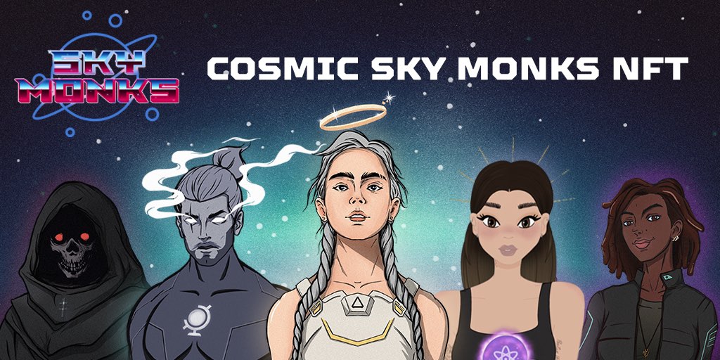 loopprotocol's tweet photo. Tomorrow we are excited to launch the @atlasdao_  SkyMonks NFT collection on Cosmos and it's flamethrower level 🔥

These NFTs have a pfp, a sountrack &amp; tokens attached! 🚀

Loopert has a major crush on one of the characters. Can you guess which one?

https://t.co/rBRI7UkiAd https://t.co/MZBBKwWzAT