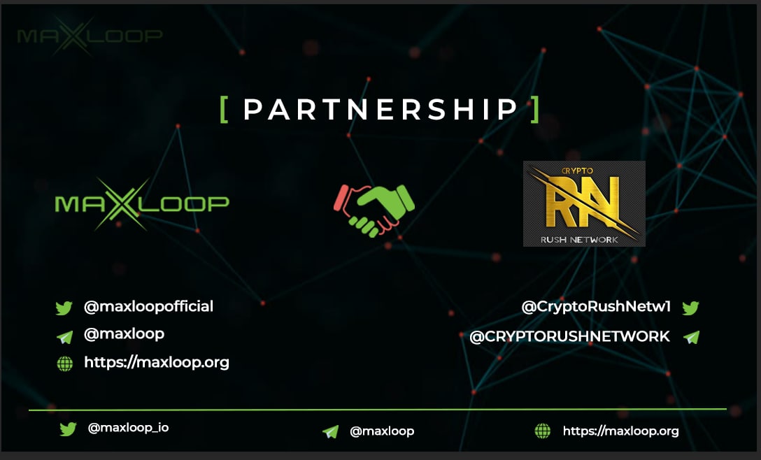 maxloopofficial's tweet photo. Hi, MaxLoop Community!

🥳 MaxLoop is excited to announce our new partnership with @CryptoRushNetw1

👨‍💻 Crypto Rush Network offers AMA for Crypto Project. They also provide many important information about Crypto Currencies. https://t.co/pFIFMGTVoh