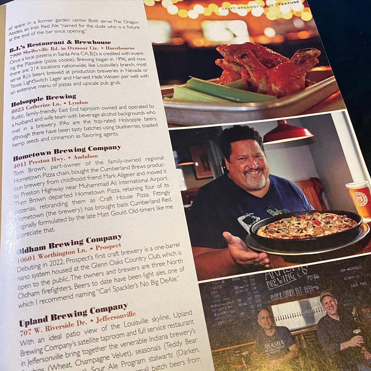 htbrewco's tweet photo. The boss man lookin’ fly &amp; representing the brand in @foodanddining! 

What a ride it has been, but we are no where near done yet. 

#goodpeoplegoodbrews https://t.co/JZHHCzQZRG