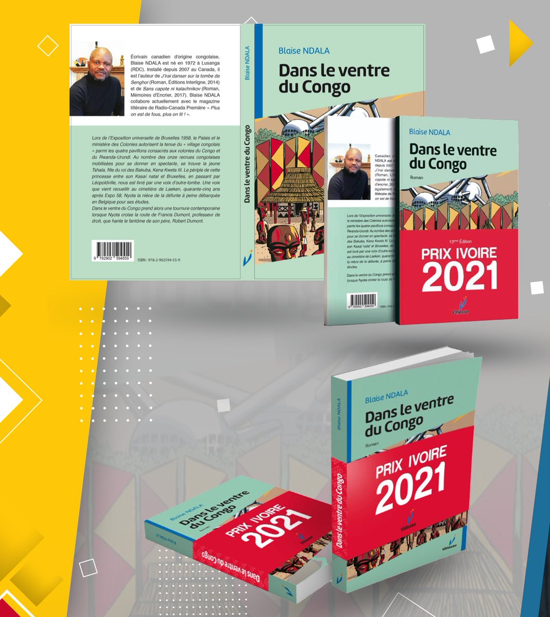 mac_buku's tweet photo. #ChallengeMACBuku
Pour gagner un exemplaire du livre de M. Ndala, il vous suffit de :
- Nous suivre ;
- Liker &amp; Retweeter. 
Les 2 gagnants seront tirés au sort le 29/09 et contactés en DM.

Bonne chance à tous🤞
#livre 
https://t.co/1NGCCrnsbK https://t.co/ucZwqAF6ax