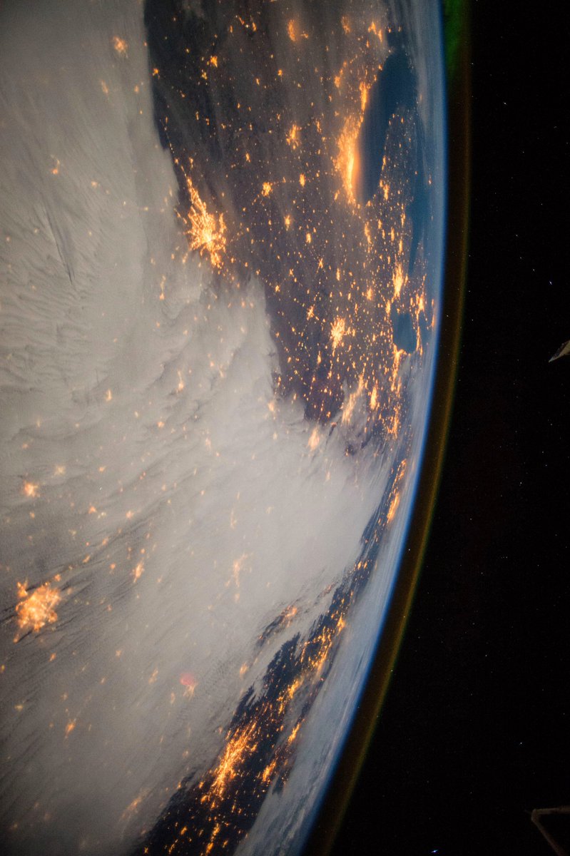 Earth at night as seen from space!