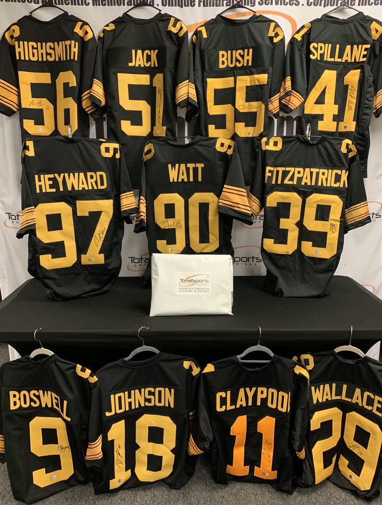 Autographed Pittsburgh Jerseys TOTAL SPORTS ENTERPRISES