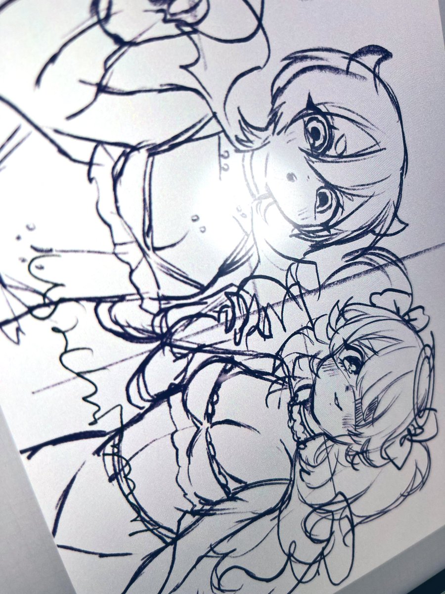 悪魔と天使がすきすぎる一生描いてられる😹 