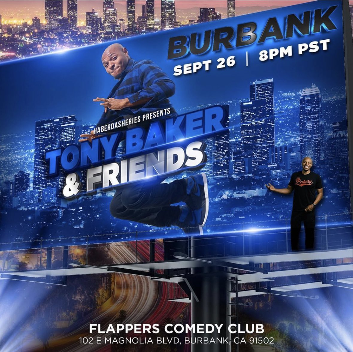 This Monday catch me at @TonyBakercomedy and friends comedy show at @FlappersComedy in burbank Ca…. Shows bout to be lit🔥🔥🔥🔥🔥