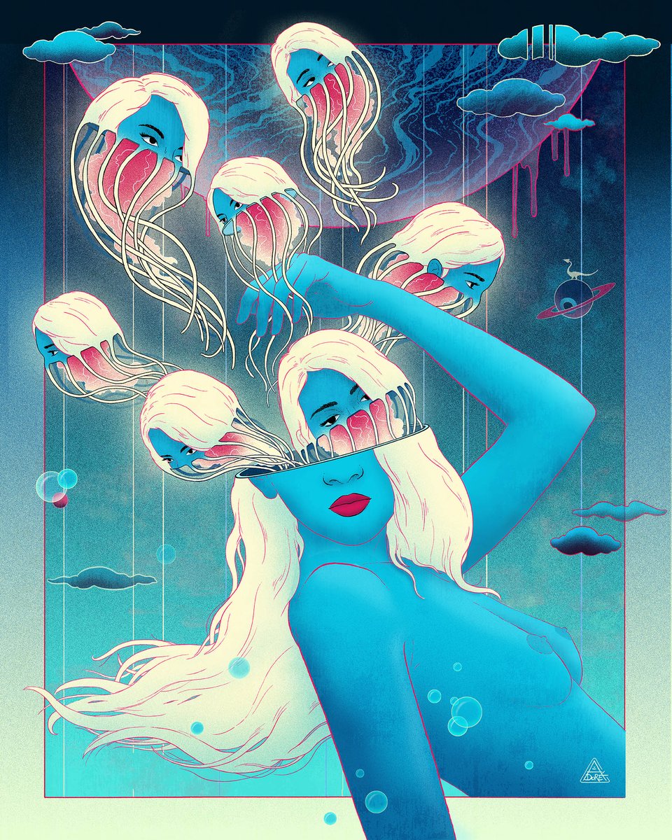 AntoineDoreArt's tweet photo. 🌊New drop on @objktcom!🎐
Jelly Thoughts 30 ed // 7 tez
#tezos #CleanNFT @cleannftunion https://t.co/EadgFSLl9t