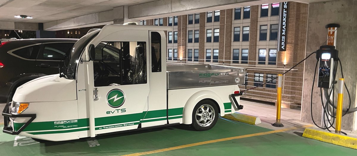 ChargePoint is making the transition to #electrification seamless for #fleets of all types and sizes. We’re impressed by the efficiency, strength and flexibility of the @FireFlyESV and getting excited to charge it, in any setting, from parking control to delivery ⚡️