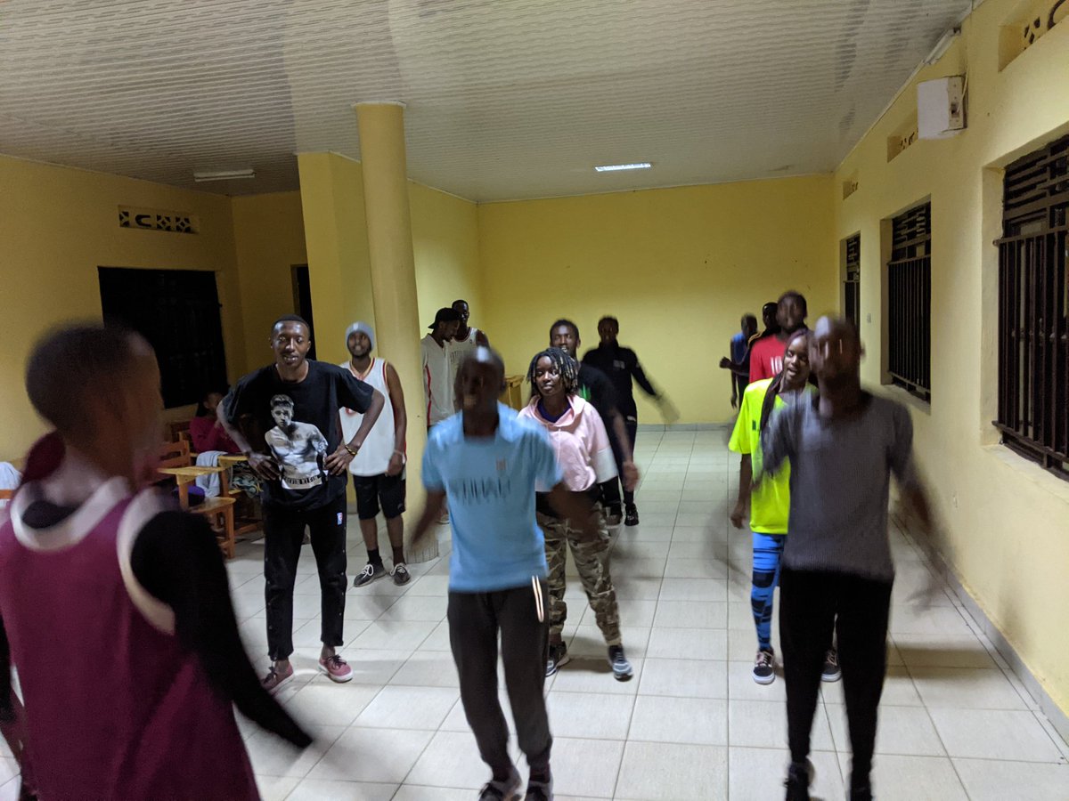 AERG_Icyizere's tweet photo. Today AERG Icyizere IPRC KITABI We had nice and delicious evening where family members with other students shared aerobic sport 
It was a nice moment @NsengimanaJimmy @IHypolithe @FredMugabo9 @SetungoB @Ish_Pato @HussenBarame @IPRC_KITABI @aerg https://t.co/xjREZnm9Oj