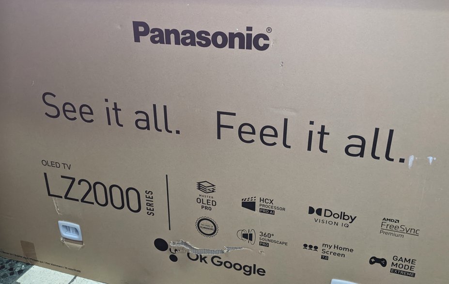 The Panasonic TX-55LZ2000 and TX-55LZ980 have arrived! I'll be unpacking these soon. Exciting review times ahead.