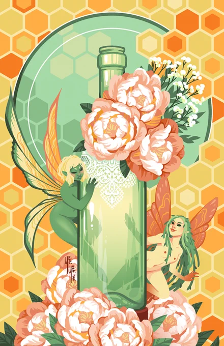 A fresh and playful white wine with notes of rich honey, bright citrus, and delicate florals. 