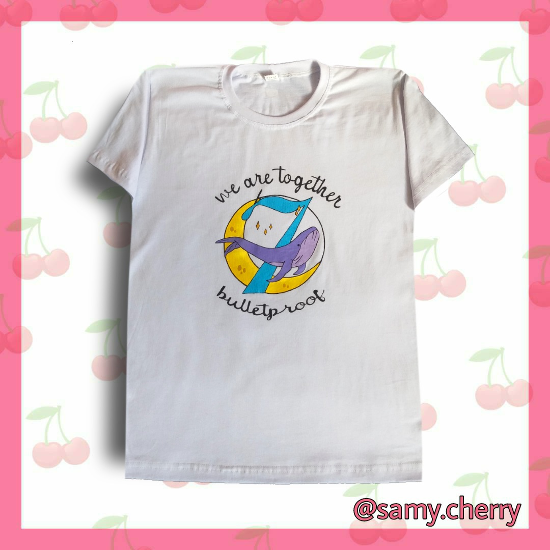 samy_cherry's tweet photo. ･.•➪ Camiseta 'We Are Bulletproof - BTS' 💜

Clientes: @juhtanzi @biaismuggle 🥺

💵 | Valor: R$ 80,00 + frete a calcular https://t.co/kbb764fdYa