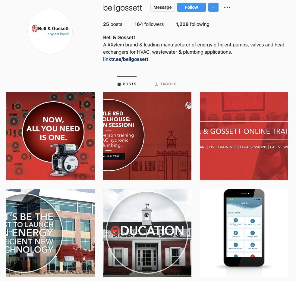BellGossett's tweet photo. Have you checked out our Instagram account? It's a great way to get the latest updates, share your photos and connect with the Bell and Gossett community! #bellgossett #bgpumps #letssolvewater
https://t.co/UqFvrma5HH https://t.co/x5q7F7Z1Xs