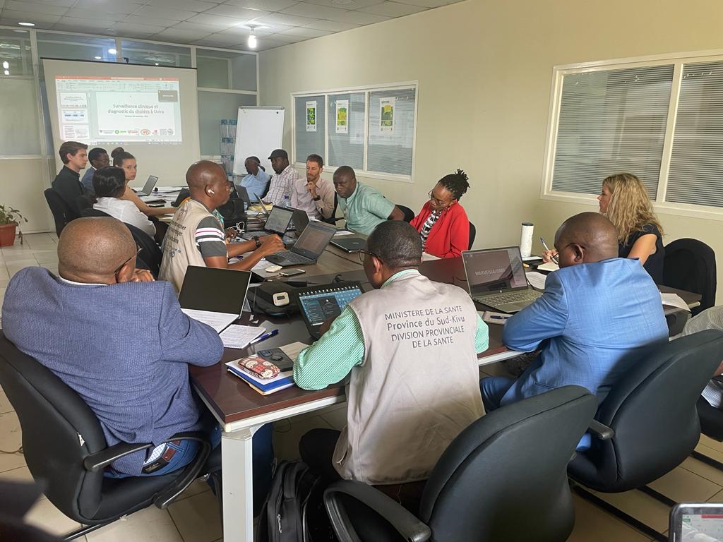 Disentangling the impacts cholera interventions in Uvira (WASH, CATI, mass vaccination) requires a ‘multi-sectoral’ approach to the impact evaluation efforts, as discussed with the DRC's MoH <a href="/pnechol/">PNECHOL-MD</a> and <a href="/andrewazman/">andrew azman @andrewazman.bsky.social</a> @KGallandat  @jackie_knee , <a href="/SecGTFCC/">GTFCC Secretariat</a> <a href="/PseudoClo/">Chloe F Hutchins</a> <a href="/JHIDDynamics/">JHIDDynamics</a>