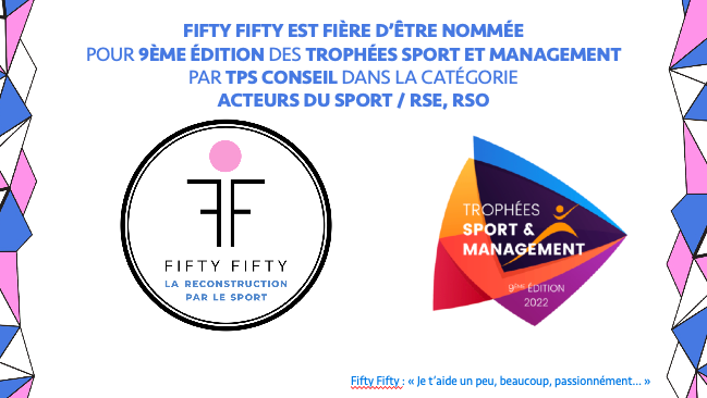 fifty_sail's tweet photo. #Trophés Sport et Management J-7 🏆 I Toute l’équipe de Fifty Fifty est fière d’avoir été nommée à l’occasion de la 9 ème édition des Trophées Sport &amp; Management©, organisé par @TpsConseil et tous ses partenaires. https://t.co/39rU5ErT5j