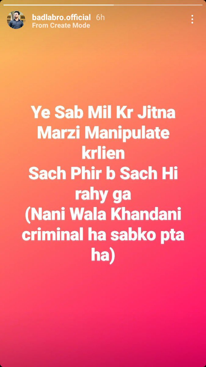 NoBadlabrother's tweet photo. @badlabro or ap khandani besharam or batamiz ha
#badlabrother #badlabro #besharam https://t.co/QTh9bupiMe