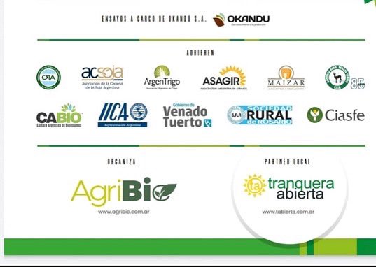 okandu_sa's tweet photo. Desde Okandu estaremos participando de este importante evento a campo sobre “Producción con Biológicos” en Venado Tuerto. Agendar👇👇👇👇 https://t.co/CElgHZxfDu