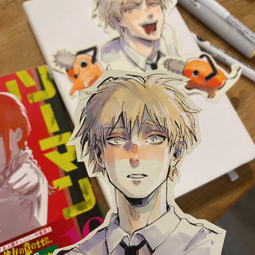 itsarinyxx's tweet photo. #denji #chainsawman #traditionalart https://t.co/xGKiKy8M4v