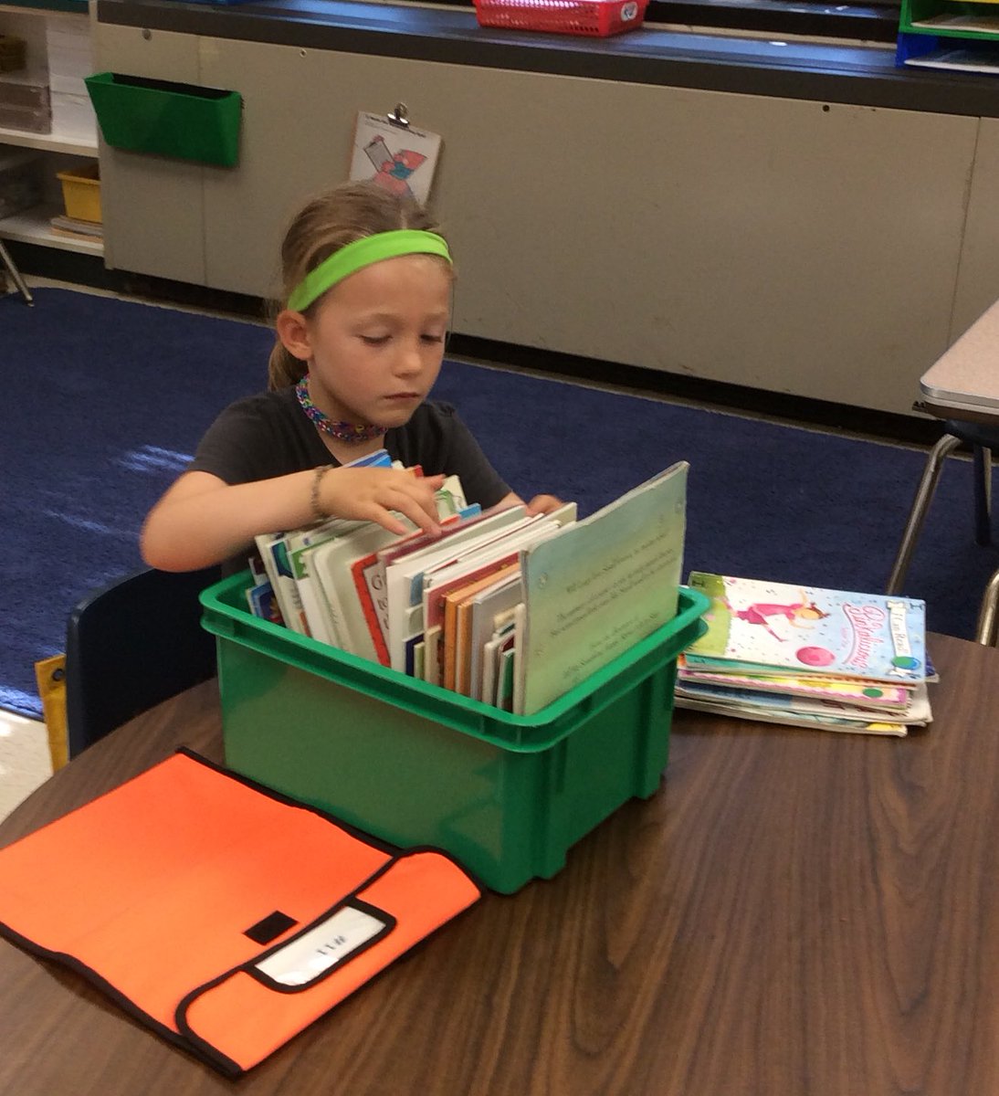 tchanatski's tweet photo. It’s book shopping day!📚❤️👩🏻‍🏫What topics are you interested in?@Hubbard_School @LanguageArtsRSD #bookbaggies #8greatbooks #pickingbooks #previewing #readingmakesyoufeelgood https://t.co/qQ3ugoGTYJ