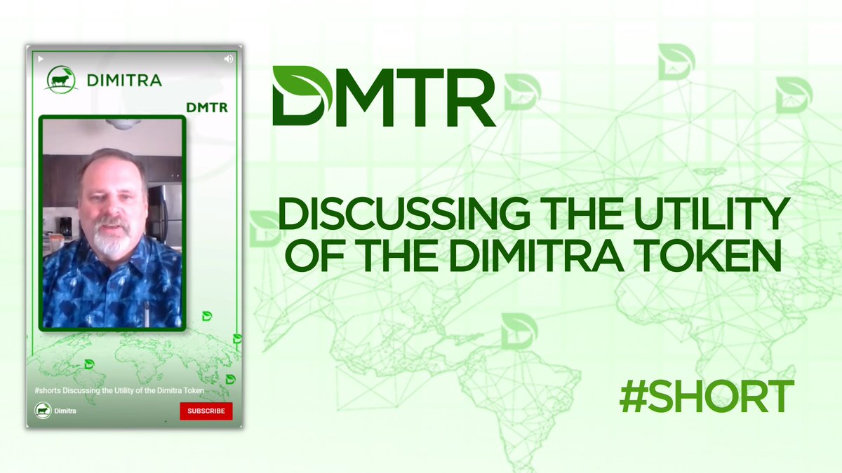Let's talk about the utility of the #DMTR token! There are so many facets of utility within the way that we have designed the platform. Check out this short clip to learn more!

youtube.com/shorts/5UbydAS…