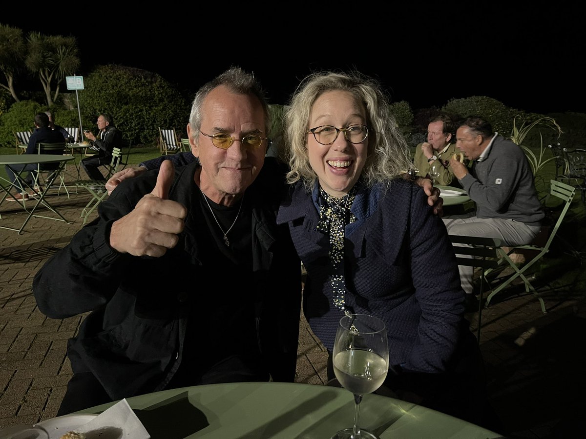 Ramsay59's tweet photo. Tonight @MantonJen met a legend of Scottish pop….@woodybcr https://t.co/nccmRLSjbB