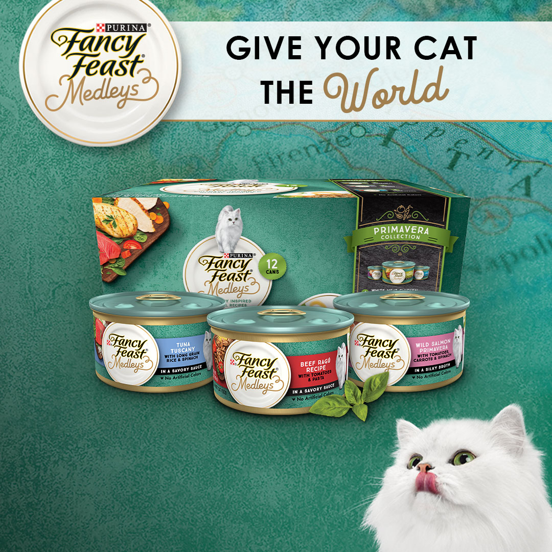 Explore a world of globally inspired recipes and elevated ingredients with Fancy Feast Medleys. ​
purina.com/fancy-feast/me…