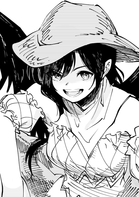 顔がちょっと描きたくなって 