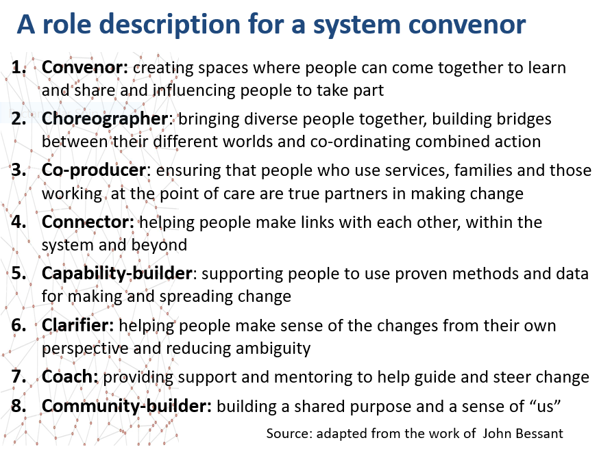 HelenBevan's tweet photo. Superb talk by @samanthallen at the 1st meeting of the North East &amp; North Cumbria learning &amp; improvement community. Sam talked about the role of the integrated care system as a convenor; enabling people to come together with common purpose to change the world #ICSsystemlearning https://t.co/f6qu88psLh