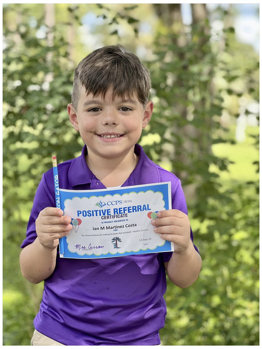 Good job Ian 👏🏼. Your achievements are mine too, as I always tell you, I don't want you to be the best, I want you to always give your best. We love you and we are super proud of you. 🙏🏼🤩🐊🥳 <a href="/PLEgators/">Palmetto Elementary</a> @MrsCastenir