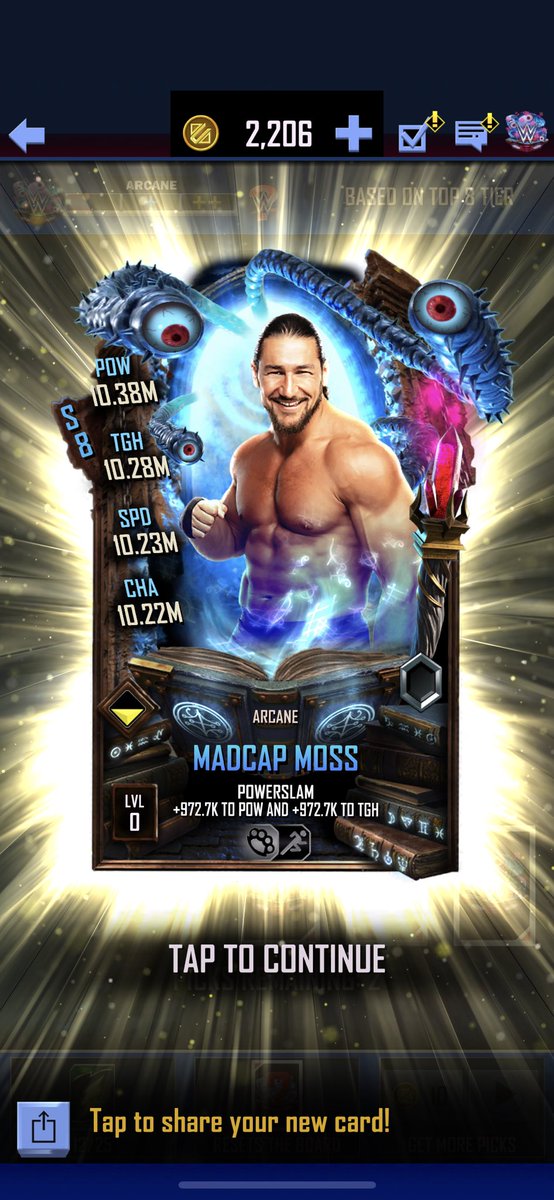 FaingnaertJosh's tweet photo. @WWESuperCard https://t.co/QXW5JGBEj5