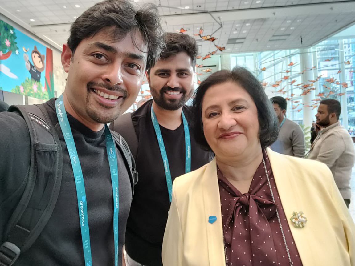 Eternus Solutions (Now InfoBeans) (@nowinfobeans) on Twitter photo We believe that our #DF22 first timers @sahildhatrak @tarulata & kushboo is having a marvelous time along with our Dreamforce veteran <a href="/shreyasmerchant/">Shreyas Merchant</a> & <a href="/jigarshah189/">Jigar Shah</a>! If you see any of them, make sure you give them your best #Trailblazer welcome.
<a href="/infobeans/">InfoBeans</a> <a href="/Dreamforce/">Dreamforce</a>
#DF22 We believe that our #DF22 first timers @sahildhatrak @tarulata & kushboo is having a marvelous time along with our Dreamforce veteran <a href="/shreyasmerchant/">Shreyas Merchant</a> & <a href="/jigarshah189/">Jigar Shah</a>! If you see any of them, make sure you give them your best #Trailblazer welcome.
<a href="/infobeans/">InfoBeans</a> <a href="/Dreamforce/">Dreamforce</a>
#DF22
