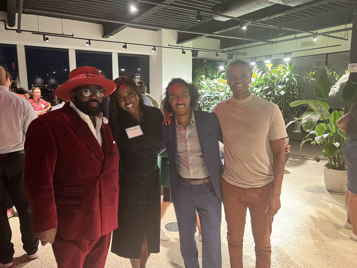 The inaugural Diverse Climate Tech Ecosystem Happy Hour, sponsored by <a href="/EnergyImpact_/">Energy Impact Partners</a>, BLCK VC, <a href="/SalesforceVC/">Salesforce Ventures</a> &amp; <a href="/forclimatetech/">For ClimateTech</a>, brought so many VCs together 🫶🏾!

<a href="/RyanDionTaylor/">Ryan Dion Taylor</a> <a href="/CandC_LA/">Culture&Climate</a> <a href="/VidaAsiegbuInc/">Vida Asiegbu</a> @ainaabiodun <a href="/vc_sherman/">Sherman Williams</a> <a href="/ChargerHelp/">ChargerHelp!</a> <a href="/Nnekapedia/">Nneka (Uzoh) Kibuule</a> <a href="/WOC__CS/">Women of Color Collective in Sustainability WOC/CS</a> <a href="/BGSMatters/">Browning the Green Space</a>