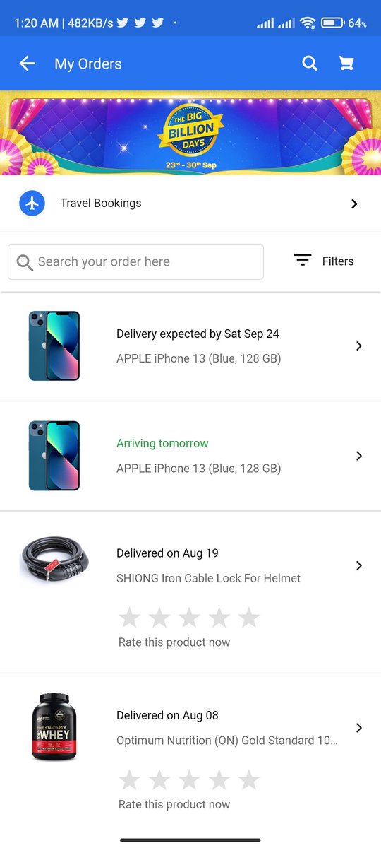 iamtjena's tweet photo. @dealztrendz Ordered 2 but at 50k https://t.co/vLz1cCW5Kw